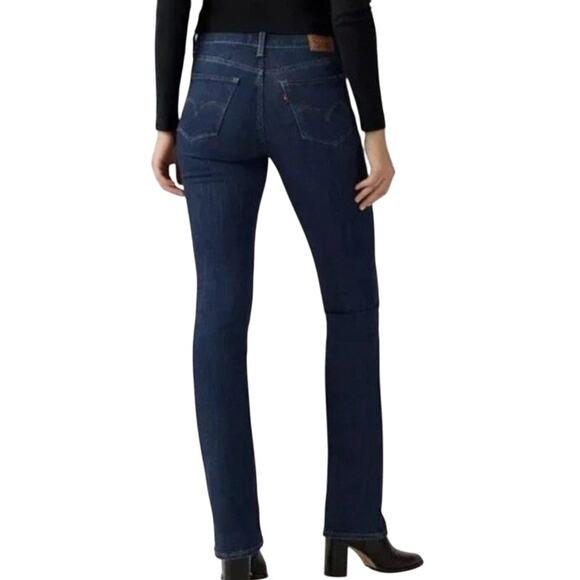 Levis Blue 315 Shaping Bootcut Mid Rise Jeans 4 - Picture 2 of 3
